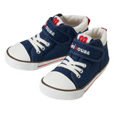 Japanese mikihouse big children's canvas shoes 10-9468-497 navy blue (16-19cm)