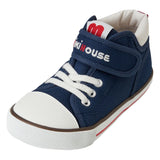 Japanese mikihouse big children's canvas shoes 10-9468-497 navy blue (16-19cm)