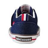 日本 mikihouse 学步鞋 帆布鞋 10-9467-494 日本制 （17-19cm）大童