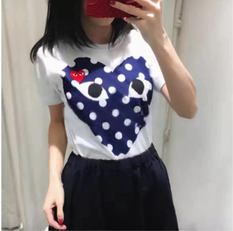 日本 川久保玲 Play 圆领 T恤